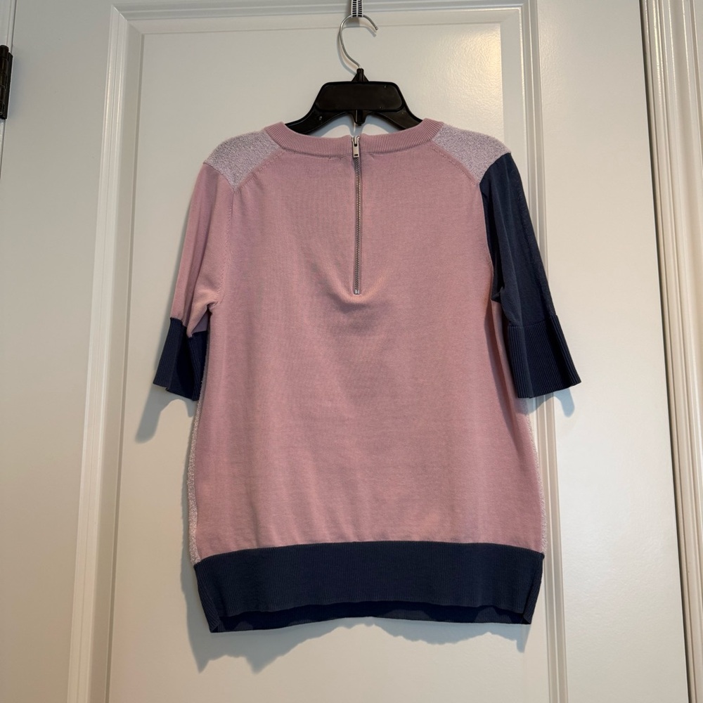 COS Color Block Merino Top - Picture 3 of 5